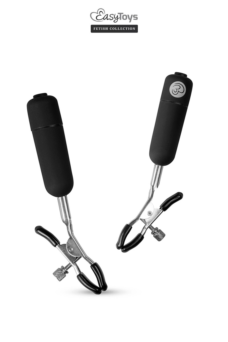 Pinces à tétons vibrantes  - Easytoys Fetish Collection